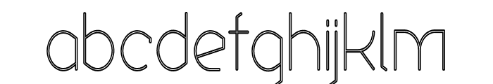 Ekela Rp ExtraLight Condensed Font LOWERCASE