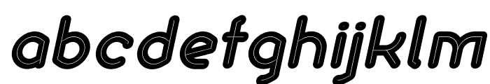 Ekela Rp Heavy Italic Font LOWERCASE