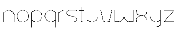 Ekela Rp UltraLight Font LOWERCASE