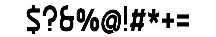 Ekela SemiBold Condensed Font OTHER CHARS