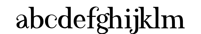 El Capistrano Serif Regular Font LOWERCASE