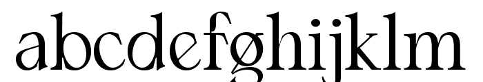 El Fonte Angelia Regular Font LOWERCASE