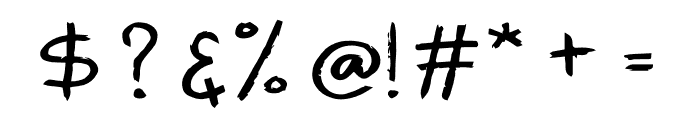 El Guapo Regular Italic Bold Font OTHER CHARS