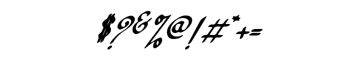 El Jhuan Italic Font OTHER CHARS