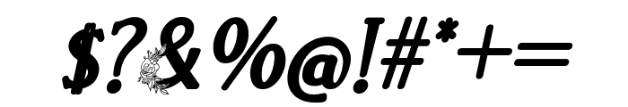 El Katana Alt FloOne Bold Italic Font OTHER CHARS