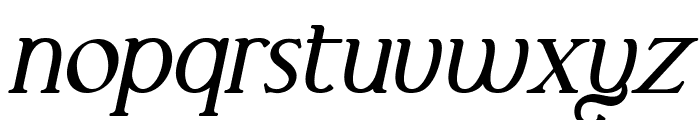 El Katana Alt Medium Italic Font LOWERCASE