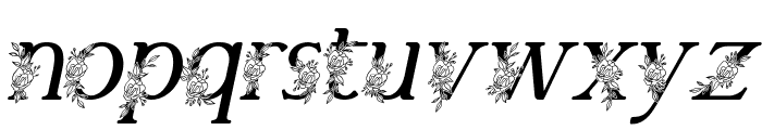El Katana FloOne Medium Italic Font LOWERCASE