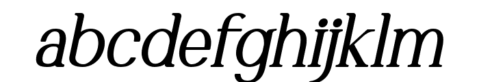 El Katana Medium Italic Font LOWERCASE