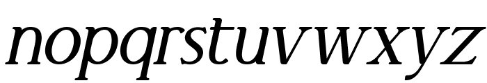 El Katana Medium Italic Font LOWERCASE