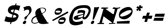 ElDorado-Italic Font OTHER CHARS