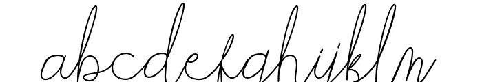 Elabama-Regular Font LOWERCASE
