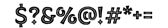 ElahRock-Inline Font OTHER CHARS