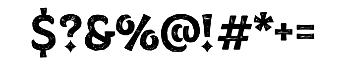 ElahRock-Regular Font OTHER CHARS