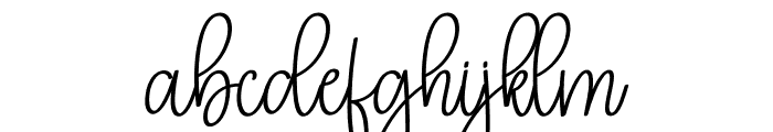 Elaine Signature Font LOWERCASE