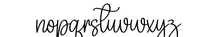 Elaine Signature Font LOWERCASE