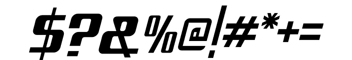 Elang Biru Bold Italic Font OTHER CHARS