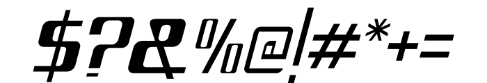 Elang Biru Italic Font OTHER CHARS