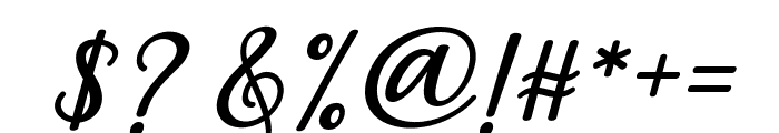 ElationScriptItalic Font OTHER CHARS