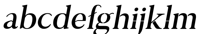 Elayne-Regular Bold Italic Font LOWERCASE