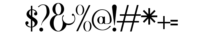 Elcorita-Regular Font OTHER CHARS