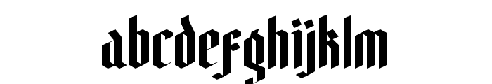 Elderich-Regular Font LOWERCASE