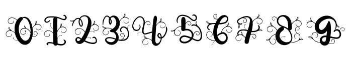 Eldeweis Monogram Font OTHER CHARS