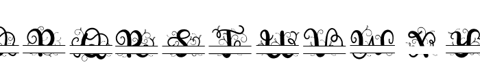 Eldeweis Monogram Font LOWERCASE