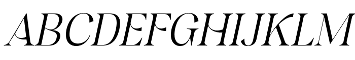 Eleanor-Italic Font UPPERCASE