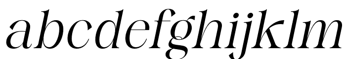Eleanor-Italic Font LOWERCASE