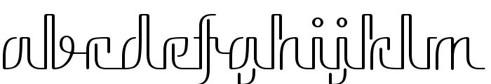 Electlilywave Regular Font LOWERCASE