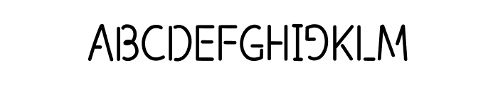 Electro Font LOWERCASE