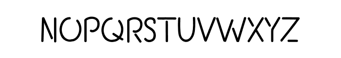 Electro Font LOWERCASE
