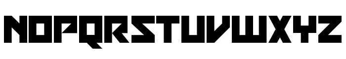 Electron Pulse Font LOWERCASE