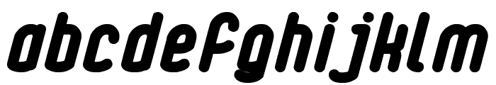 Electronic Bold Font LOWERCASE