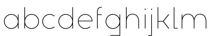 ElectronicaLight Font LOWERCASE