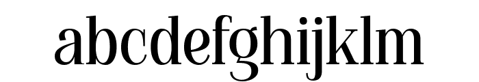 Elega Medium Font LOWERCASE