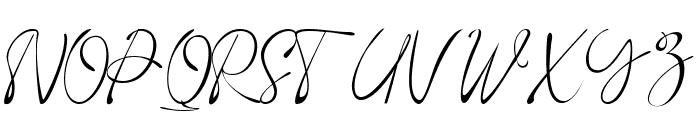 Elegance Signature Script Font UPPERCASE