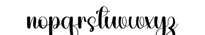 Elegant Cartoon Font LOWERCASE