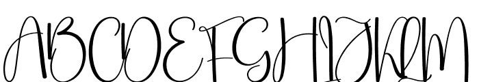 Elegant Embroidery Font UPPERCASE