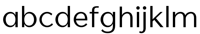 Elegant Golden Sans Font LOWERCASE