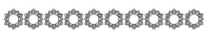 Elegant Mandala Monogram Font Font OTHER CHARS