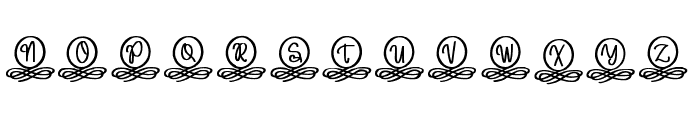 Elegant Monogram Font UPPERCASE
