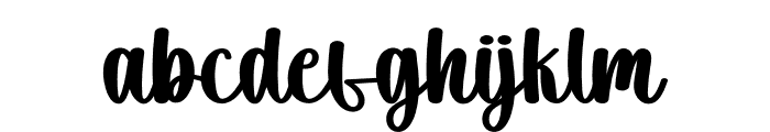 Elegant Santa Font LOWERCASE