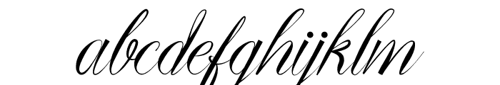 Elegant  Script Font LOWERCASE