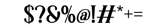 Elegant Seventies Font OTHER CHARS