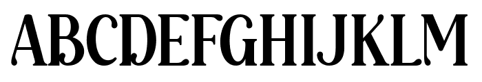 Elegant Seventies Font UPPERCASE