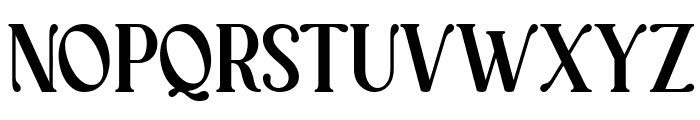 Elegant Seventies Font UPPERCASE