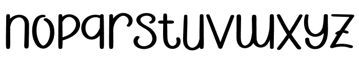 Elegant Style Font LOWERCASE