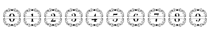 Elegant Wedding Monogram Font OTHER CHARS