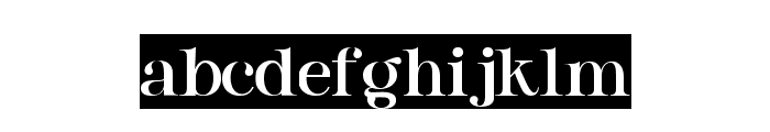 Elegant ribbon Bold Font LOWERCASE